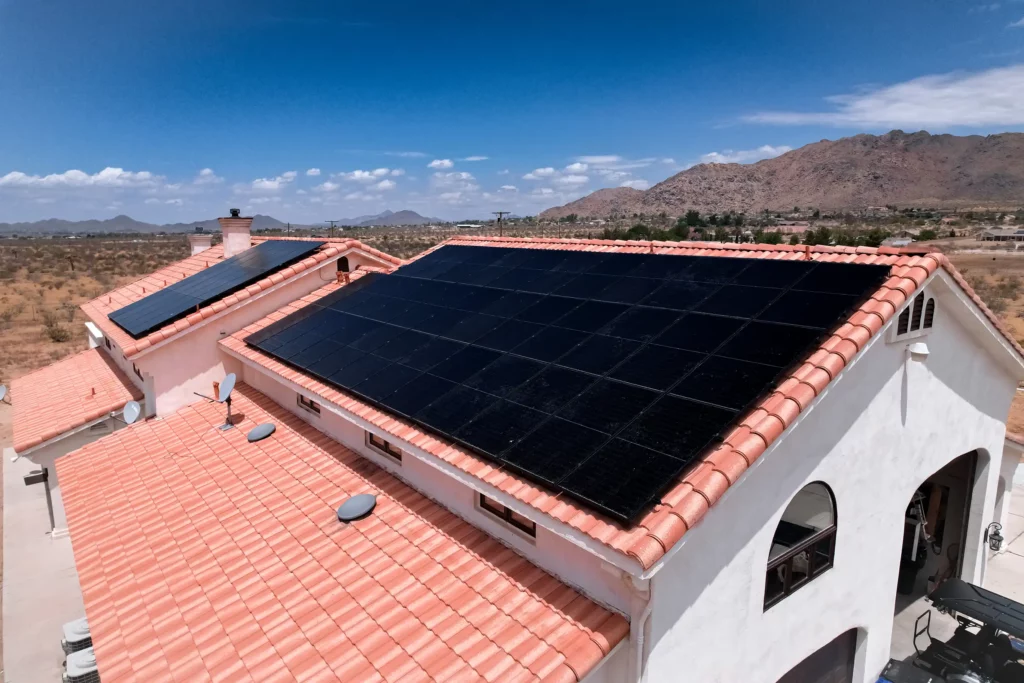 roof solar and battery system 400w solar panels with solar battery backup